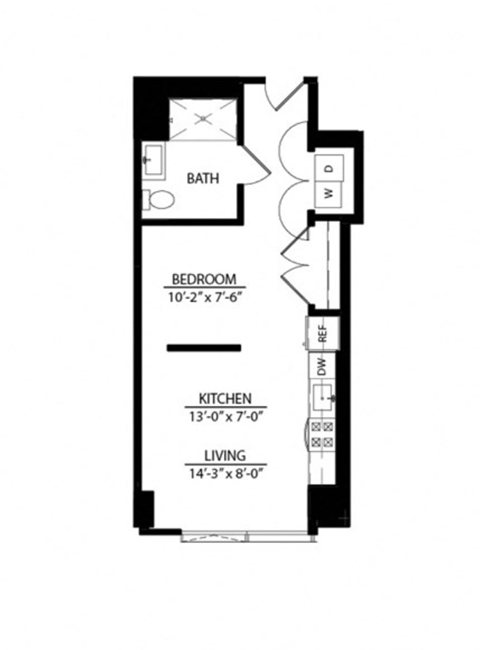 floor plan photo of the residence at the crossings